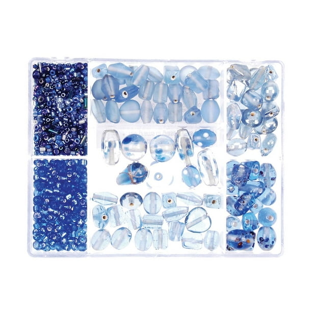 Weight-190 Gram Playbox PBX2470744 2470744 Glass Beads Color-Blue